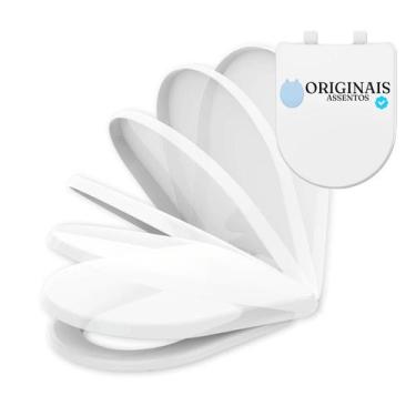 Imagem de Tampa de vaso Icasa em PP modelo Luna Speciale Duraguard fechamento su