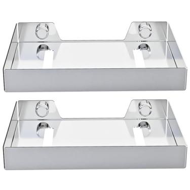 Imagem de Fassin Shop, Kit 2 Porta Sabonete De Banheiro Cromado FS.Plus