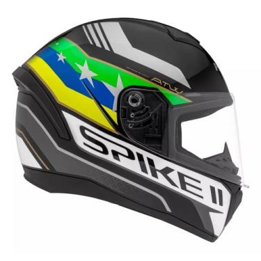 Imagem de Capacete Moto Fechado Peels Spike Ii 2 Atw Preto Brasil, 56