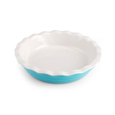 Imagem de Farberware 5172565 Baker's Advantage Ceramic Pie Dish 10-Inch Teal