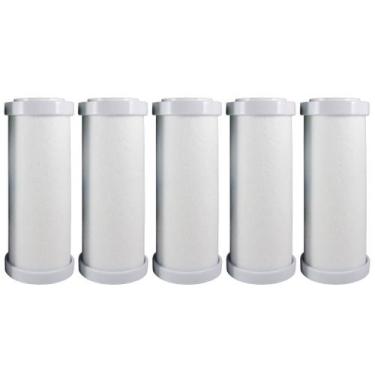 Imagem de Kit Com 5 Elementos Filtrantes Lisos 7" Com Acabamento  - MPF