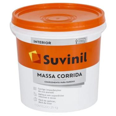 Imagem de Massa Corrida 25 Kilos 14,8 Litros Balde IP22 - 50614361 - SUVINIL