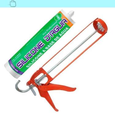 Imagem de Silicone Bege 450G Selante Acrílico Base Dágua C/Aplicador Bege - SÓ P