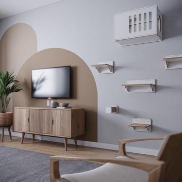 Imagem de Prateleira para Gatos 100% MDF 32x 22x 30 cm Fredy - Ferpa Design