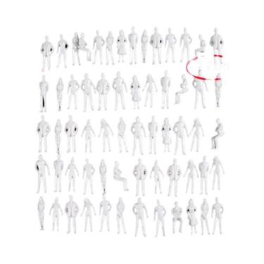 Imagem de Modelo Em Miniatura Branco Figuras Em Escala Humana 1:100 1:150 1:200 