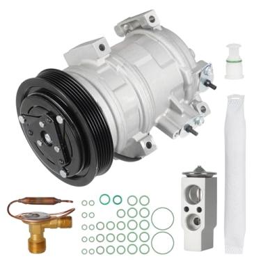 Imagem de Novo kit de componentes de compressor A/C de ar condicionado completo para Acura MDX 3.7L 2007-2013, para Honda Odyssey 3.5L 2010 e 2017, Pilot 3.5L 2008-2015, com A/C traseiro, CO 10840C, KT 2013