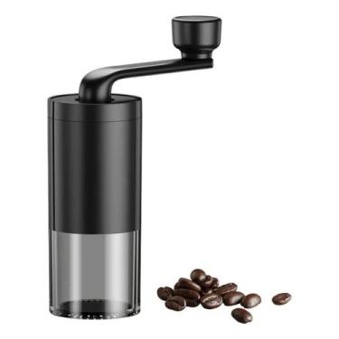 Imagem de Moedor de café manual com moinho ajustável portátil - bazar do saara