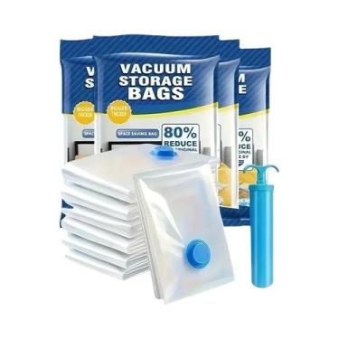 Imagem de Sacos De Vácuo Grandes Para Roupas, Travesseiros, Roupa De Cama, Viage