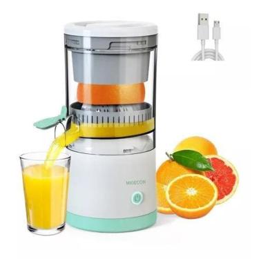Imagem de Espremedor Eletrico Laranja Limao Frutas Fazer Sucos Recarregavel Fontebras
