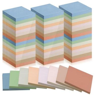 Imagem de Pacote Sticky Notes Fainne 120, 7,6 x 7,6 cm, cor pastel, 50 folhas