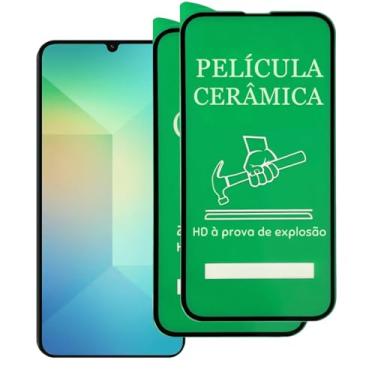 Imagem de Kit 2 Películas Cerâmica Premium para Samsung Galaxy A06, Nanogel Anti-impacto, Cobertura Total