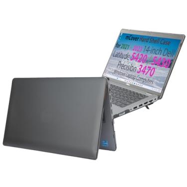 Imagem de mCover Capa compatível apenas com notebooks Dell Latitude 5420 5430 2021-2023 de 14 polegadas e Precision 3470 (NÃO serve para nenhum outro modelo Dell) - preta