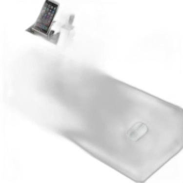 Imagem de Mousepad Desk Pad Extra Grande 100X30 De Couro E Apoio Copo - Gnr