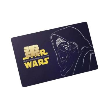 Imagem de Conjunto De 4 Películas Adesivas 3D De Star Wars Para Cartões De Crédi