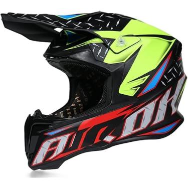 Imagem de Capacete De Motocross Capacete De Motocross Adulto Capacete De Motocicleta Capacete De Corrida Casco Off-road Racing Capacete De Motobike, CC03, XL/61-62cm