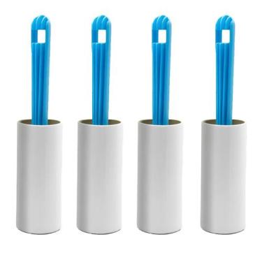 Imagem de Kit 4 Removedor De Pelos Adesivo Giratório 60 Folhas 20cm - Gici Home