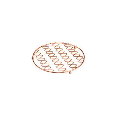 Imagem de DESCANSO P/PANELA DE FERRO CROMADO ROSÉ 20x20x1cm