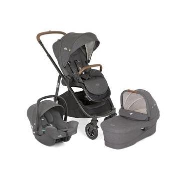 Imagem de Carrinho De Bebê Versatrax E Travel System TRIO Cinza Shellgray Joie