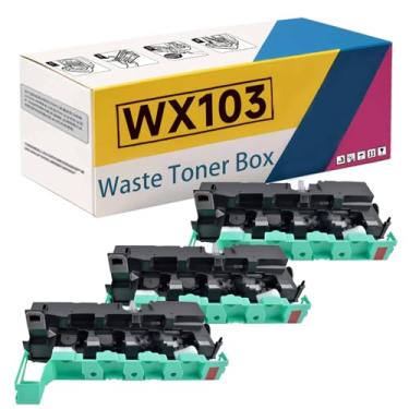 Imagem de Caixa De Recipiente De Toner Descartável WX-103 WX103 Compatível Com Impressoras Para Konica Minolta 224e 284e 554e C368 C454 C658 MFX C2280 C3680, Alto Rendimento 40.200 Páginas 3Packs