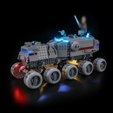Imagem de BRIKSMAX Kit de luzes 2.0 para Lego-Republic Juggernaut – Iluminação LED inovadora compatível com Lego Star Wars 75413 – Conjunto de modelos não inclusos