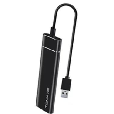 Imagem de Case SSD Adaptador M.2 Sata Nvme Nv1 Nv2 Nv3 Usb 3.1 Type-c 10gb Tomate