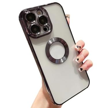 Imagem de Capa Case Anti-Impacto Transparente de Silicone Luxo Premium Para iPhone 14 Pro (Preto)