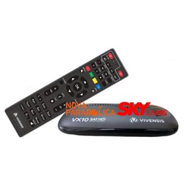 Imagem de Receptor via Satélite Nova Parabólica Full Hd Vivensis VX10 Livre de Mensalidade