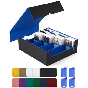 Imagem de Caixa de armazenamento de cartões ZLCA para MTG PTCG Commander com mai