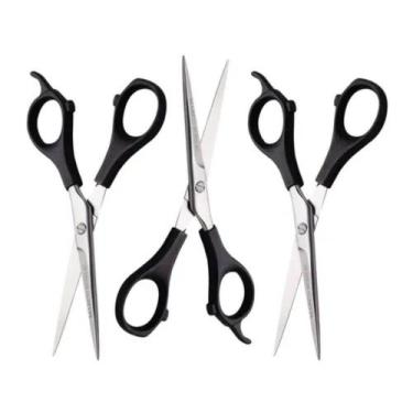 Imagem de Kit 3 tesoura profissional fio laser 6 - marco boni