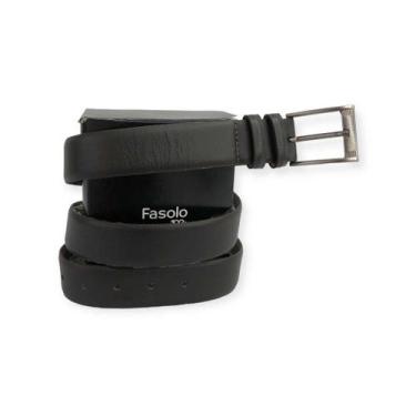 Imagem de Cinto Masculino feito couro legitimo com fivela metalica resistente Lo