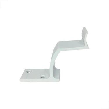 Imagem de Suporte Corrimão Escada Para Fixação Parede Alumínio Branco - Vetro