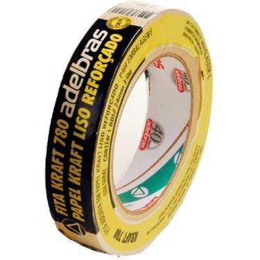Imagem de Fita Kraft 24mmx50m - Resistente e Impermeável - Planeta Brinquedos