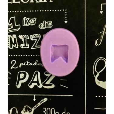 Imagem de Molde de silicone bandeirinha confeitaria biscuit f550 - CM