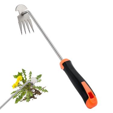 Imagem de Ferramenta extrator de ervas daninhas, ferramenta manual de remoção de ervas daninhas, ferramentas portáteis de remoção de ervas daninhas de aço inoxidável, para extrator manual de ervas daninhas para