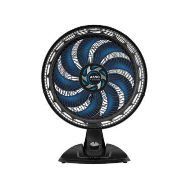 Imagem de Ventilador de Mesa Arno X-Treme 9 VE90 40cm 9 Pás 3 Velocidades Preto 