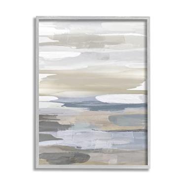 Imagem de Stupell Industries Tons neutros modernos pintados abstratos terrosos, design por Jackie Hanson