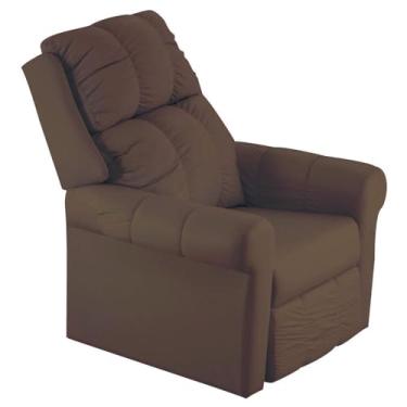 Imagem de Poltrona Reclinável Herval Mh 1216, Marrom Corano