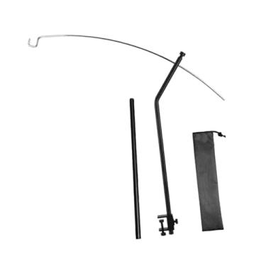 Imagem de harayaa Suporte para lanterna de acampamento, suporte portátil versátil para lanterna, para lanterna, para churrasco, viagem, caminhada, jardim, ambiente, Seção Dupla