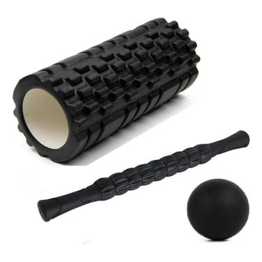 Imagem de 2X Bastão E Rolo E Bola Liberação Miofascial Massagem Foam R