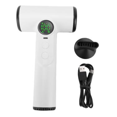 Imagem de TOPINCN Secador de Cabelo Sem Fio Charging Rápido Secador de Cabelo Portátil de Alta Velocidade Motor Sem Escova Secador de Sopro Iônico Negativo para Secagem Rápida (Branco)