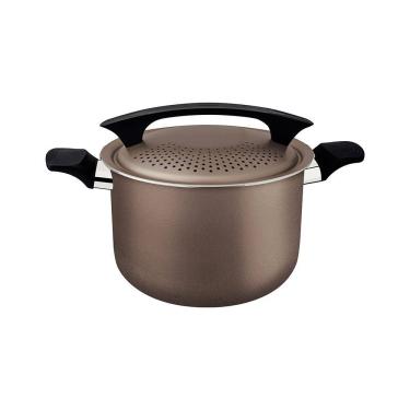 Imagem de Espagueteira Tramontina Milazzo 22cm Alumínio Antiaderente Starflon Max Soft-touch Amên...