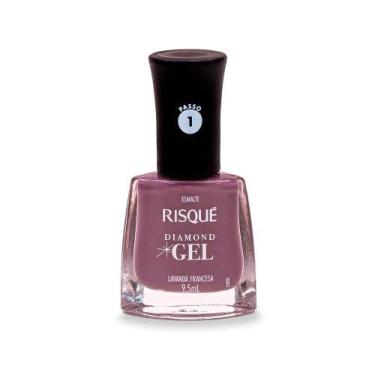 Imagem de Esmalte Risqué Diamond Gel Cremoso Lavanda Francesa - Risque