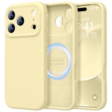 Imagem de LOVE 3000 Compatible with i17 Pro Silicone Magnetic Phone Case (Creamy Yellow)