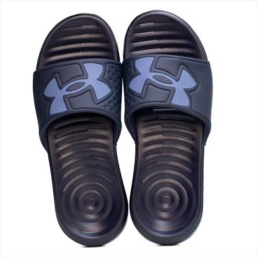 Imagem de Chinelo Under Armour Ansa Light Masculino - Olympikus, 44, Marinho