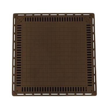 Imagem de Tampa Casa De Máquina Piscina Lisa Simples Grelha 80x80cm M