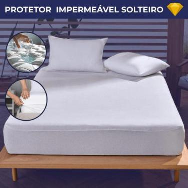 Imagem de Protetor De Colchão Impermeável Solteiro Com Elástico Protec Capa Prot