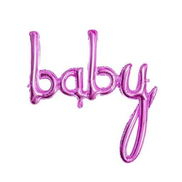 Imagem de Balão Metalizado Baby 38"x24" Chá Revelação Decoração Festa - Crgfesta
