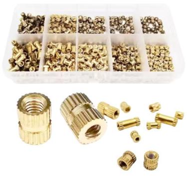 Imagem de Kit 400 porcas inserçao termica injeçao impressora 3d m2 m3 - CJFIX