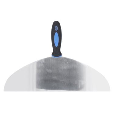 Imagem de WALFRONT Raspador de Massa de Aço Inoxidável, Acabamento de Espelho, Raspador de Tinta Com Alça Confortável Pp Tpr para Papel de Parede, Decalques de Pintura, Reparo de (14 polegadas)