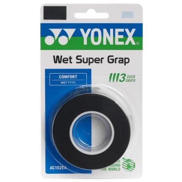 Imagem de Overgrip Yonex Super Grap Preto com 3 Unidades